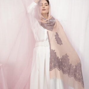 شال ابریشم ژاکارد روس 715