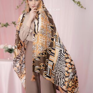 شال نخی منگوله ای 716M8