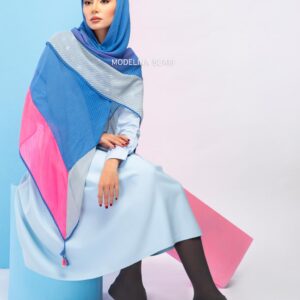 روسری پلیسه تکه ای 704
