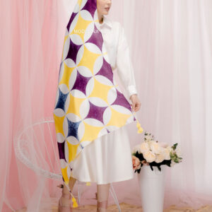 شال نخی منگوله ای 716M12