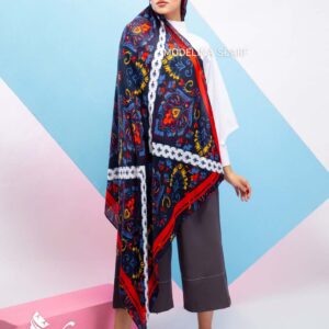شال نخی منگوله ای 716M21