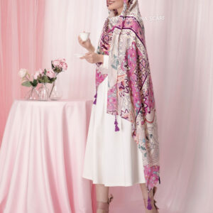 شال نخی منگوله ای 716M24