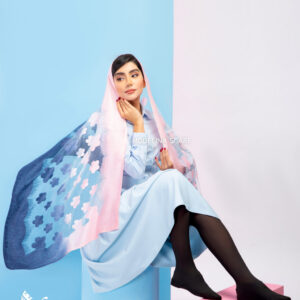 Blossom 719 شال حریر شیشه ای