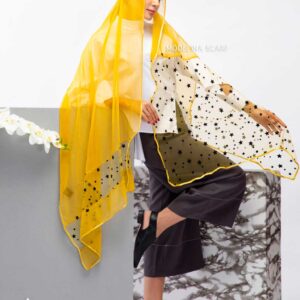 شال حریر مخمل  Stars 721