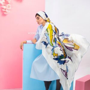 روسری ابریشم مدلینا 724