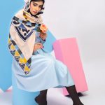 روسری ابریشم مدلینا 727