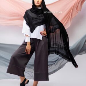 شال نخی مشکی 734