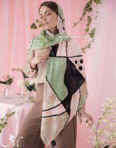 روسری ابریشم ژاکارد