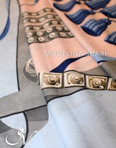 خرید روسری ابریشم ژاکارد