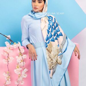 روسری ابریشم ژاکارد 739