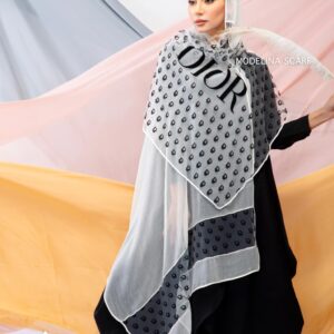 753 Dior شال حریر مخمل