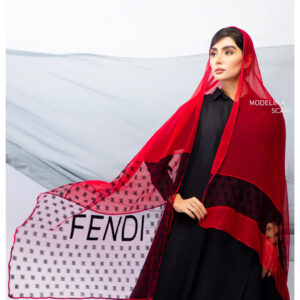 شال حریر مخمل فندی FENDI 754 