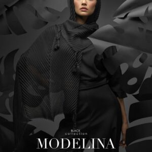 شال نخی پلیسه منگوله دار 788