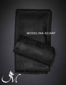 شال نخی فندی مشکی