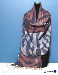 شال موهر سرمه ای806