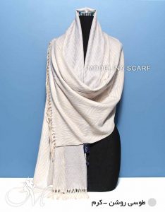 شال موهر اصل(وارداتی) 812 طوسی کرم