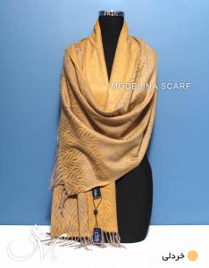 شال موهر اصل(وارداتی) 812 خردلی