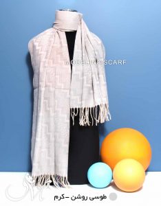 شال موهر 820 طوسی روشن کرم