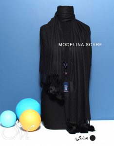 شال موهر ساده مشکی