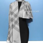 شال پاییزه باربری طوسی