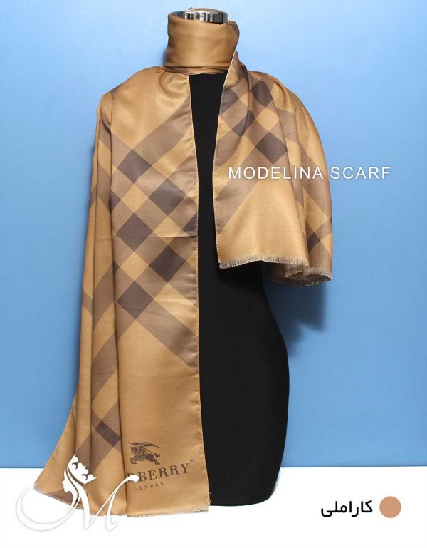 شال پاییزه باربری کاراملی