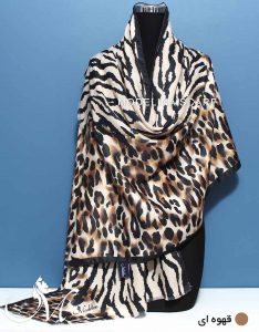 خرید شال پاییزه پلنگی زبرا 825