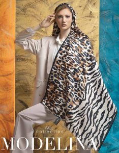 شال پاییزه پلنگی زبرا 825