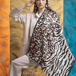 شال پاییزه پلنگی زبرا 825