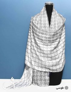 شال پاییزه طوسی