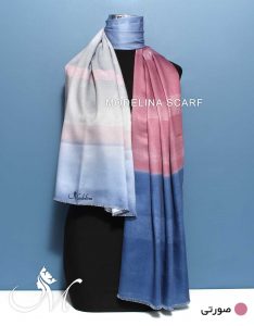 شال پاییزه طیفی صورتی
