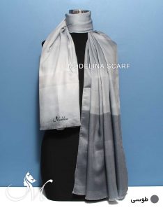 شال پاییزه طیفی طوسی