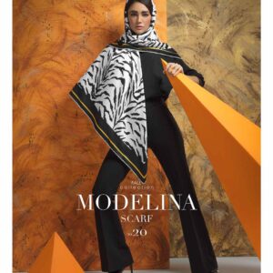 روسری پاییزه طرح زبرا