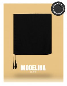 خرید روسری نخی پاییزه منگوله دار