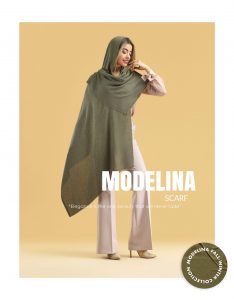 شال ساده پاییزه لبه ترک