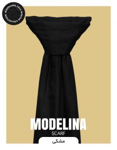 شال ساده پاییزه مشکی
