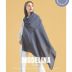 شال ساده پاییزه لبه ترک