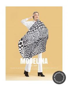 روسری نخ پنبه پاییزه زمستانه 834M10