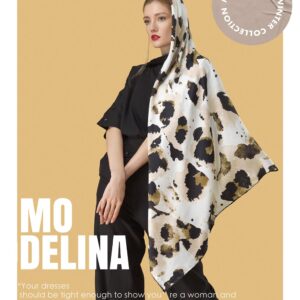 روسری نخ پنبه پاییزه زمستانه 834M3