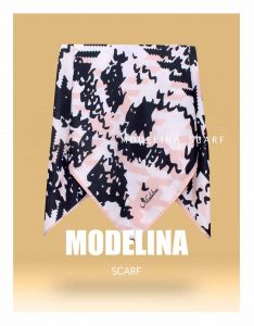 خرید روسری نخ پنبه پاییزه زمستانه 834M4