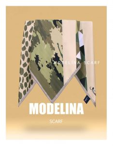 خرید روسری نخ پنبه چریکی 834M6