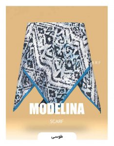 روسری نخ پنبه پاییزه زمستانه طوسی