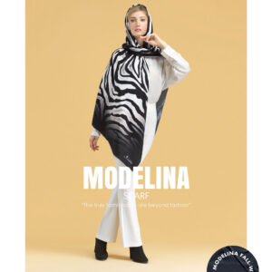 روسری نخ پنبه زبرا 838