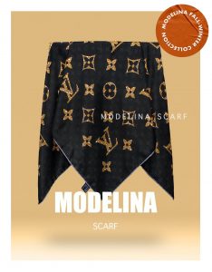 خرید روسری موهر پاییزه لویی ویتون 840M1