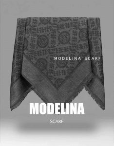 خرید روسری نخی ژاکارد فندی 859M3