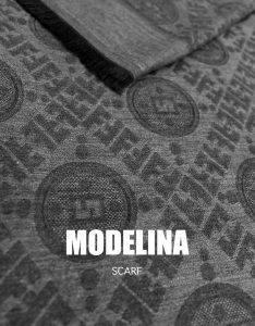 روسری نخی ژاکارد فندی