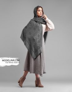 روسری نخی ژاکارد فندی 859M3