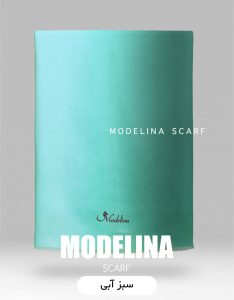 شال طیفی موهر ویسکوز سبز آبی