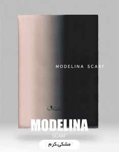 شال طیفی موهر ویسکوز مشکی کرم