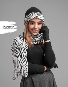 ست شال گردن،کلاه و دستکش زبرا 849M2