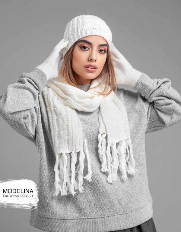 ست شال گردن،کلاه و دستکش 849M4